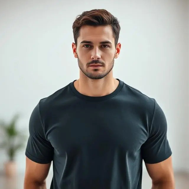 Sleek & Simple – Men’s Minimalist Crew Neck Tee The boyss