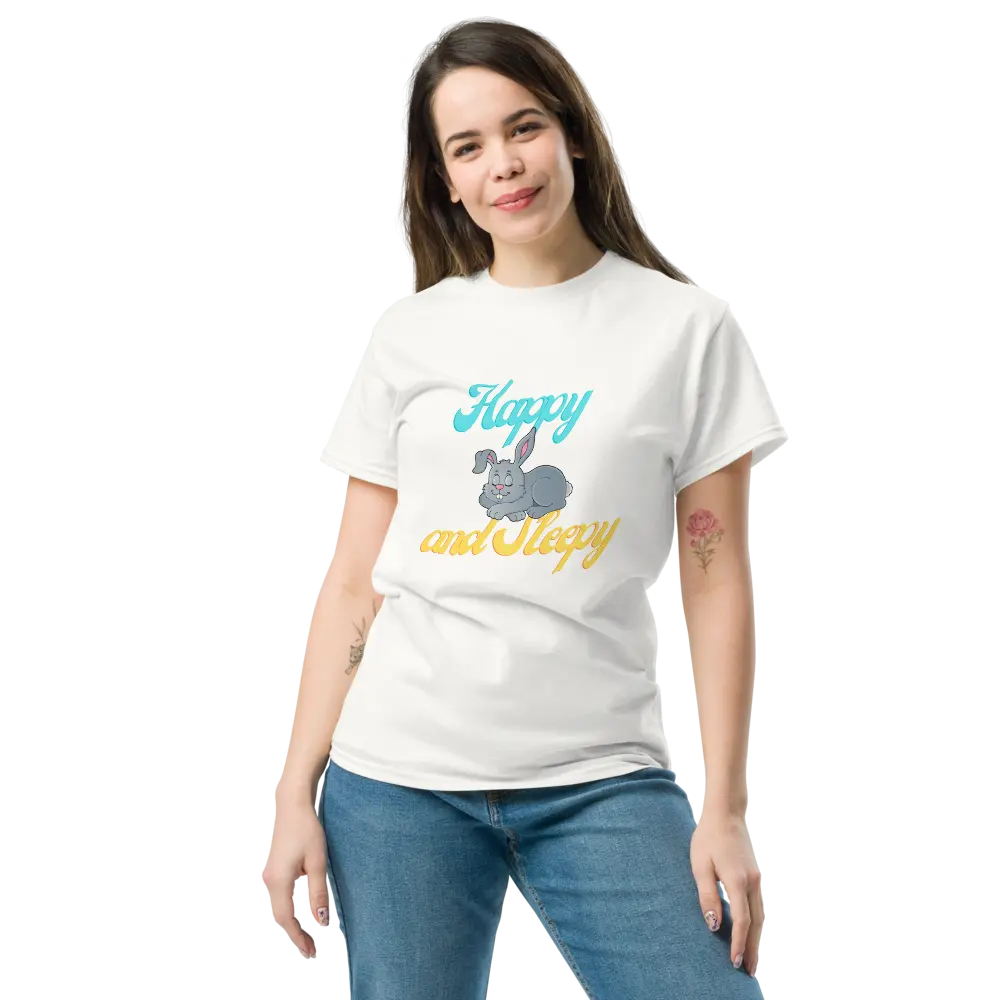 Happy & Sleepy Bunny – Unisex Classic Tee The boyss