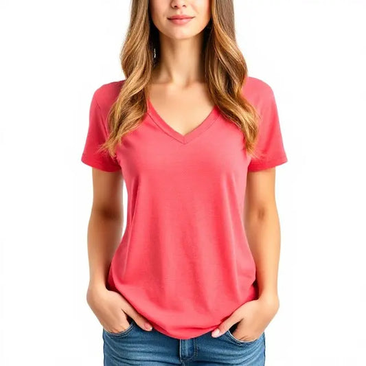 Personal Touch – Women’s Customizable V-Neck Tee The boyss