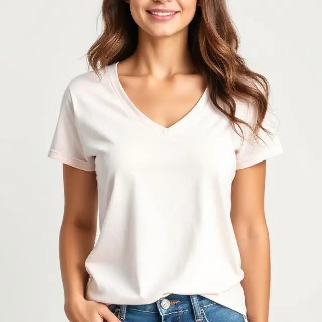 Personal Touch – Women’s Customizable V-Neck Tee The boyss