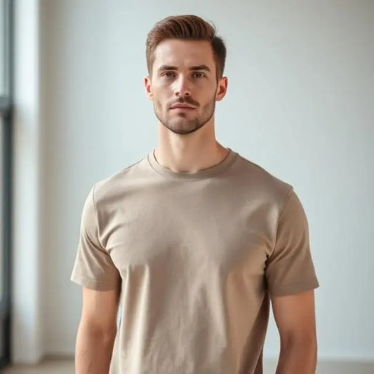 Sleek & Simple – Men’s Minimalist Crew Neck Tee The boyss