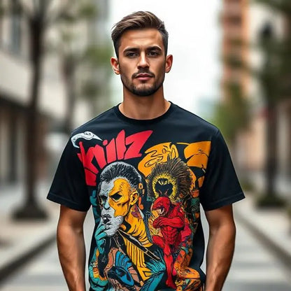 Bold Expression – Men’s Statement Printed Tee The boyss
