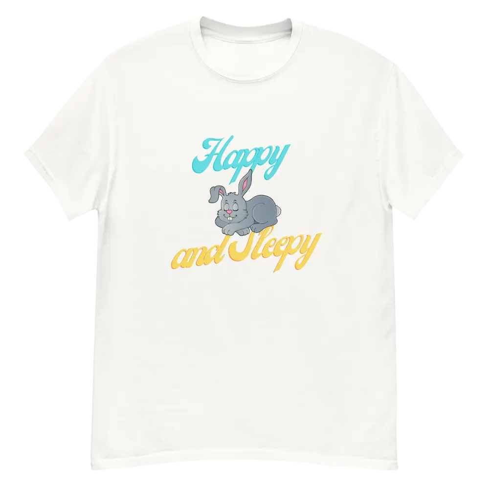 Happy & Sleepy Bunny – Unisex Classic Tee The boyss