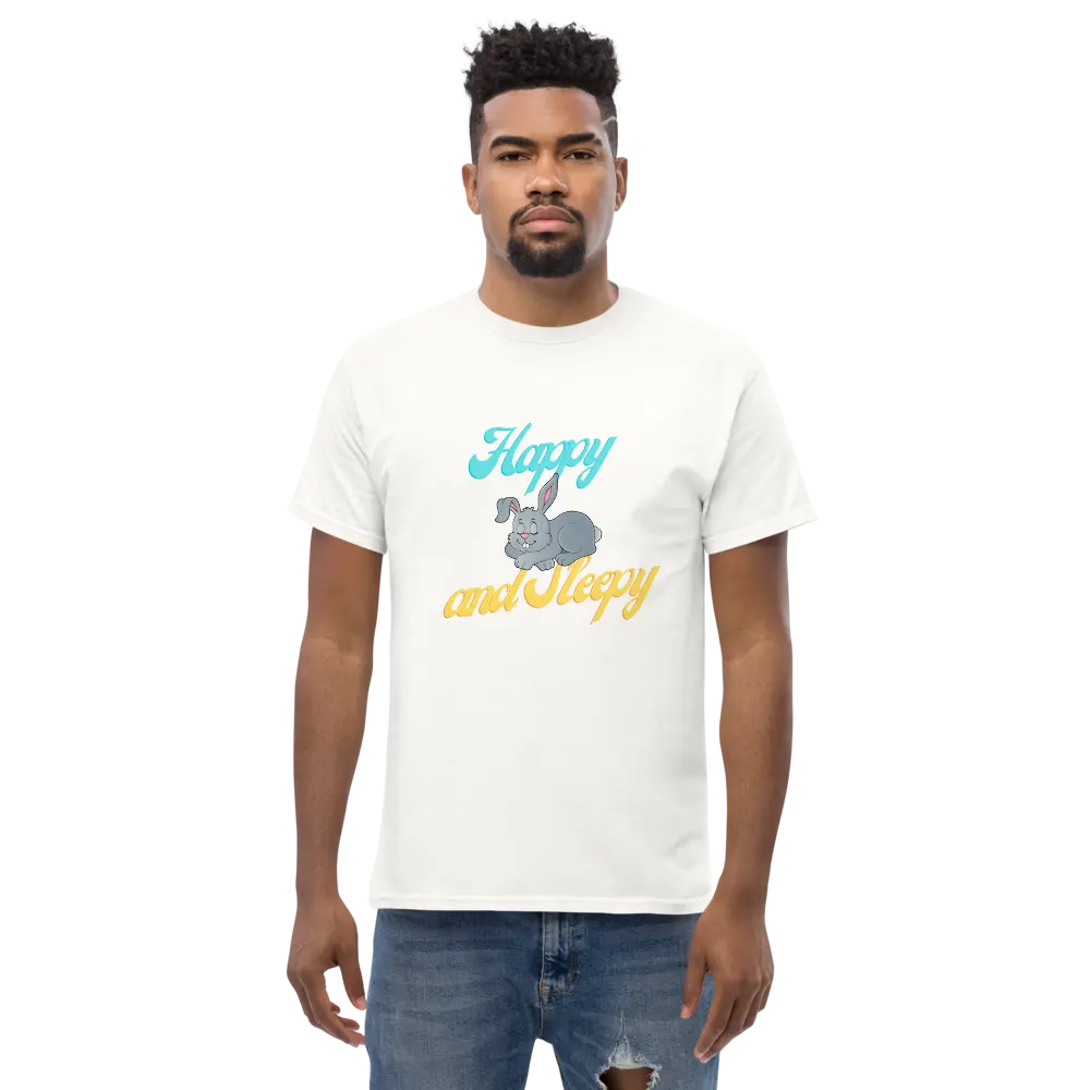 Happy & Sleepy Bunny – Unisex Classic Tee The boyss