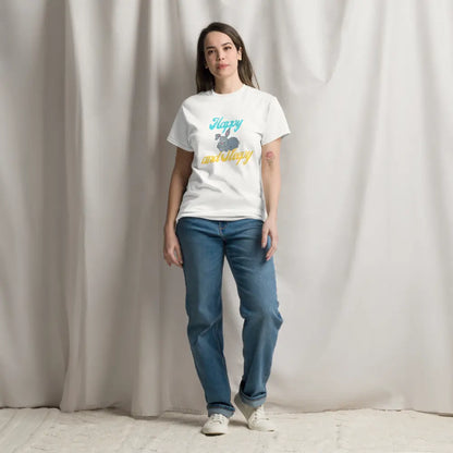 Happy & Sleepy Bunny – Unisex Classic Tee The boyss