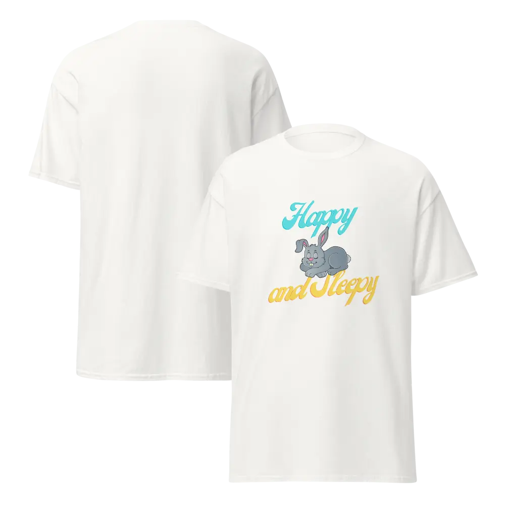 Happy & Sleepy Bunny – Unisex Classic Tee The boyss